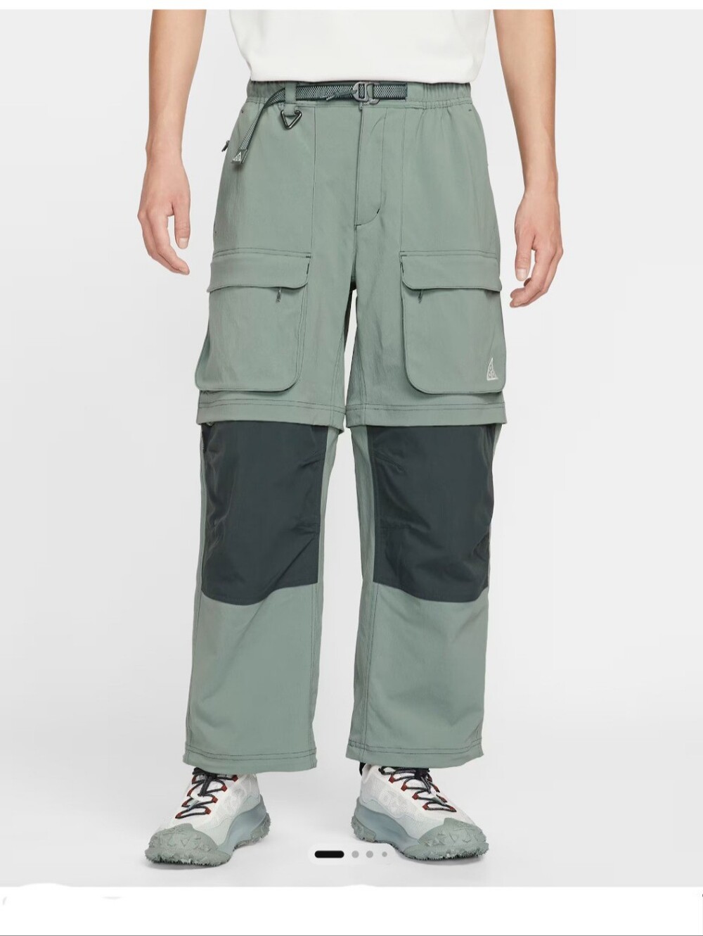 NWT Nike Men's ACG Smith Summit Zip Cargo Pants Clay Green HV0591-364 Sz S $195
